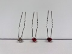 Vlásenky s kamínkem růžovým