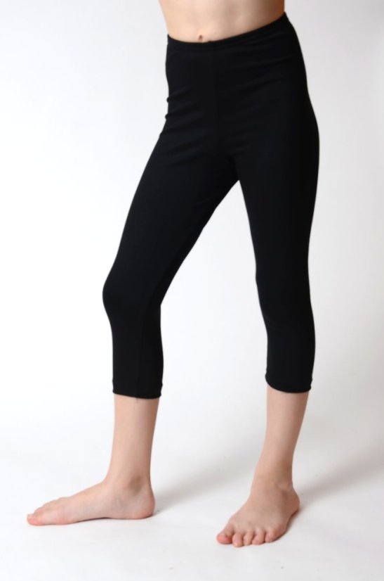 Legíny 3/4 černé - Velikost odevu: 152