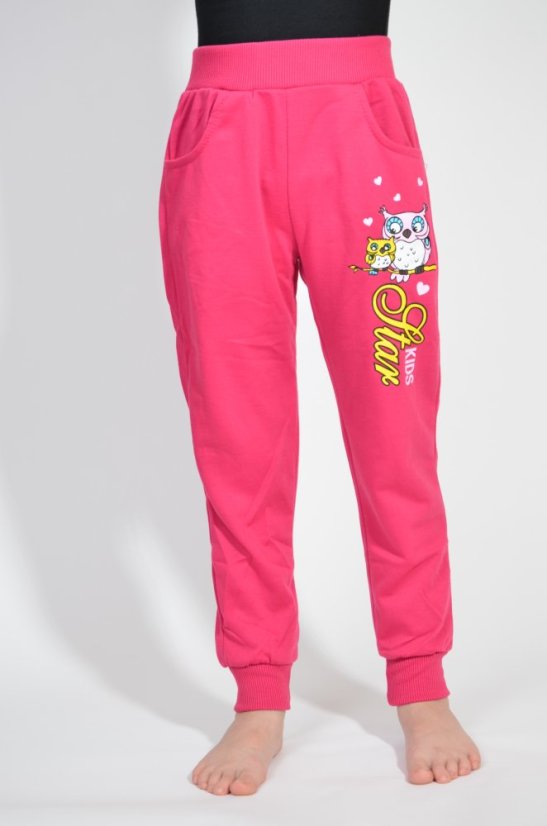 Tepláky Star Kids růžové vel. 128