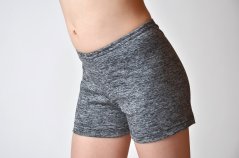 Šortky šedý melír
