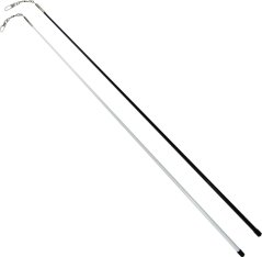 Tyčka ke stuze s karabinkou černá