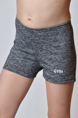 Šortky šedý melír
