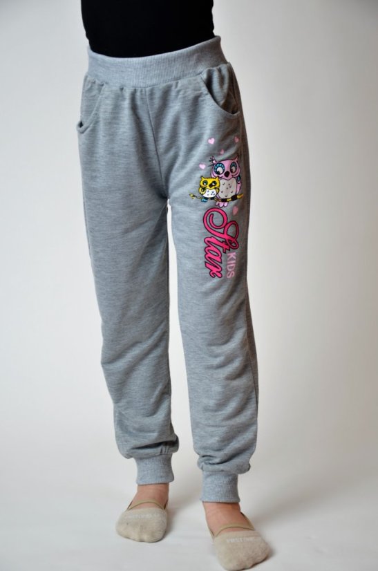 Tepláky Star Kids šedé