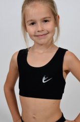 Top TULONI černé s gymnastkou