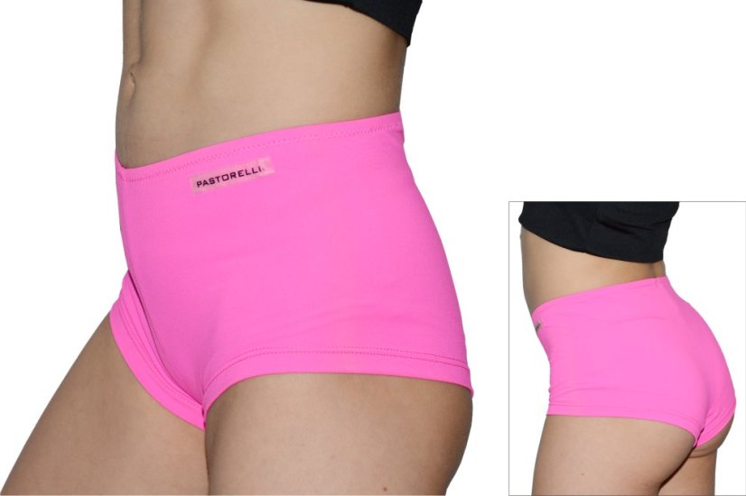 PASTORELLI šortky - MIKROVLÁKNO RŮŽOVÉ vykrojené - Velikost odevu: 12