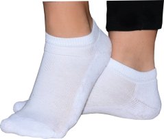 Ponožky bílé zesílené
