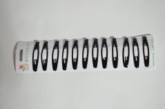 Sponka do vlasů pukačka černá 6cm 1