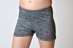 Šortky šedý melír