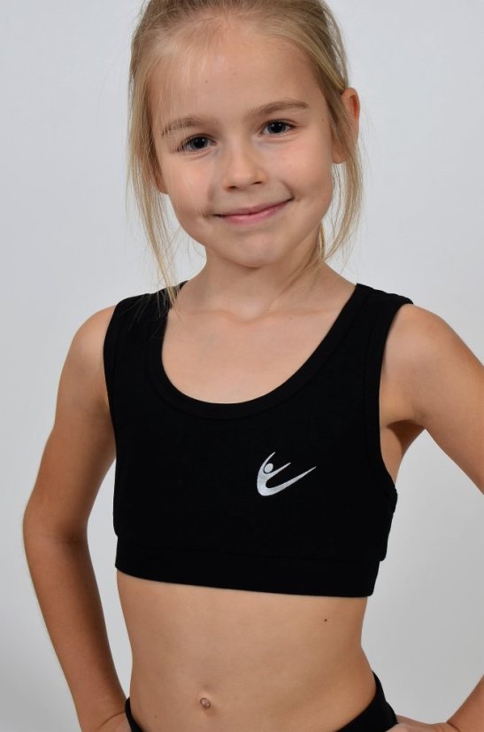 Top TULONI černé s gymnastkou